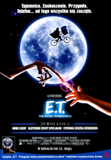 Przód ulotki filmu 'E.T.'