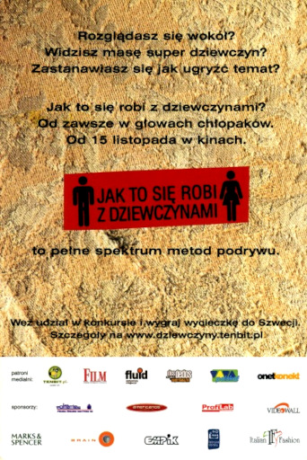 Tył ulotki filmu 'Jak To Się Robi Z Dziewczynami'