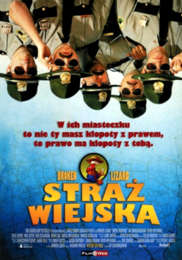 Przód ulotki filmu 'Straż Wiejska'