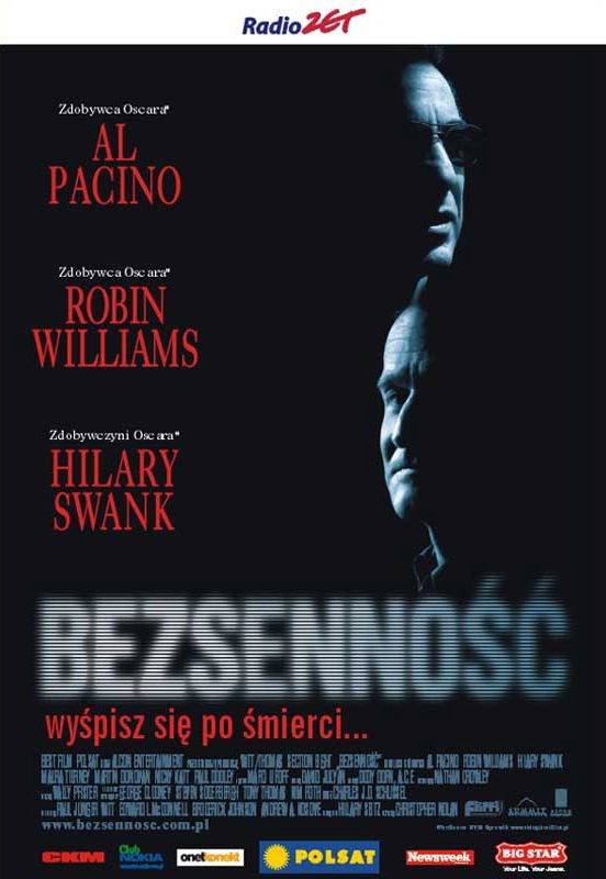 Polski plakat filmu 'Bezsenność'