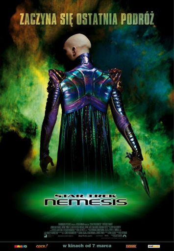 Polski plakat filmu 'Star Trek: Nemesis'