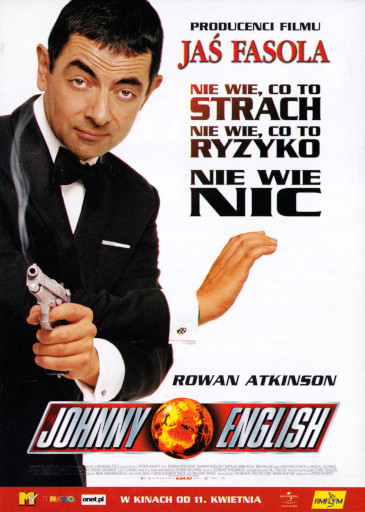 Przód ulotki filmu 'Johnny English'