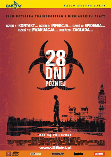 Polski plakat filmu '28 Dni Później'