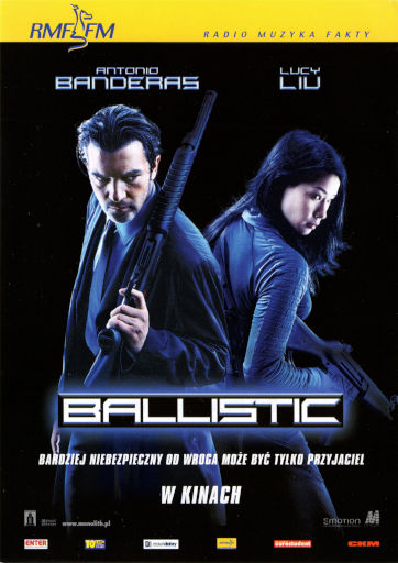 Przód ulotki filmu 'Ballistic'