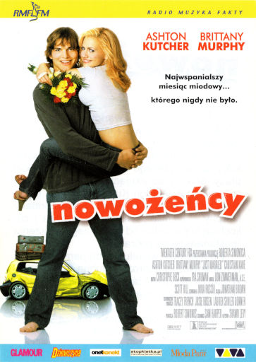 Przód ulotki filmu 'Nowożeńcy'