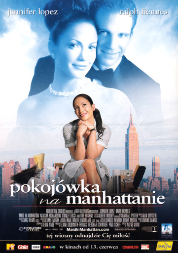 Przód ulotki filmu 'Pokojówka Na Manhattanie'