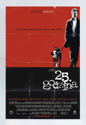 Polski plakat filmu '25. Godzina'