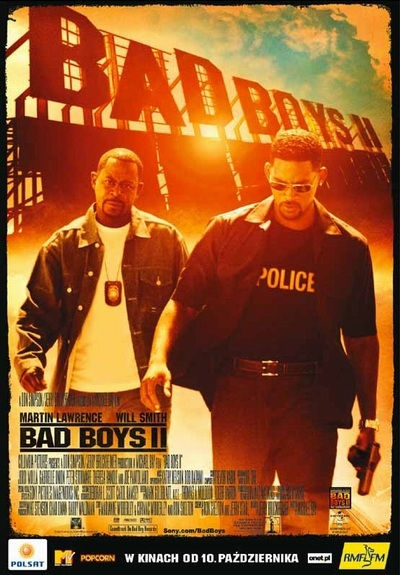 Polski plakat filmu 'Bad Boys II'