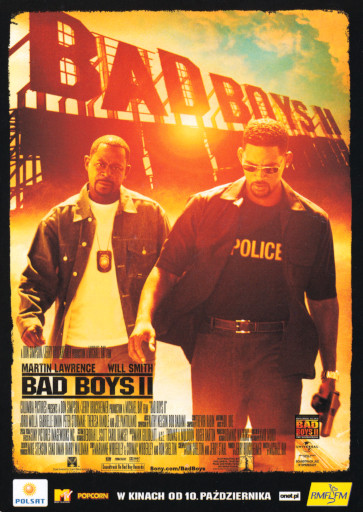 Przód ulotki filmu 'Bad Boys II'