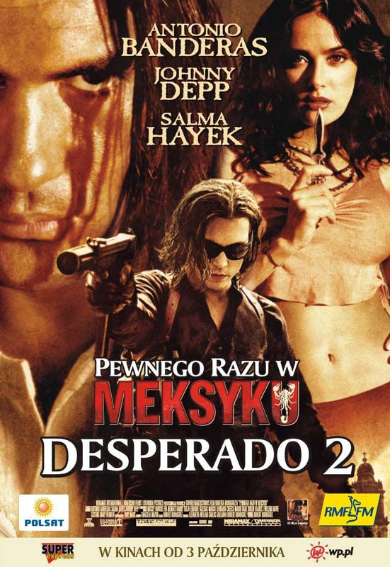 Polski plakat filmu 'Pewnego Razu W Meksyku: Desperado 2'