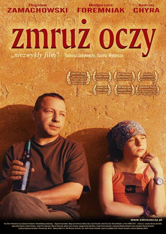 Polski plakat filmu 'Zmruż Oczy'