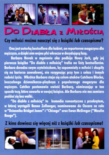 Tył ulotki filmu 'Do Diabła Z Miłością'