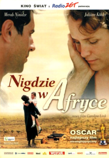 Przód ulotki filmu 'Nigdzie W Afryce'