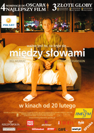 Przód ulotki filmu 'Między Słowami'