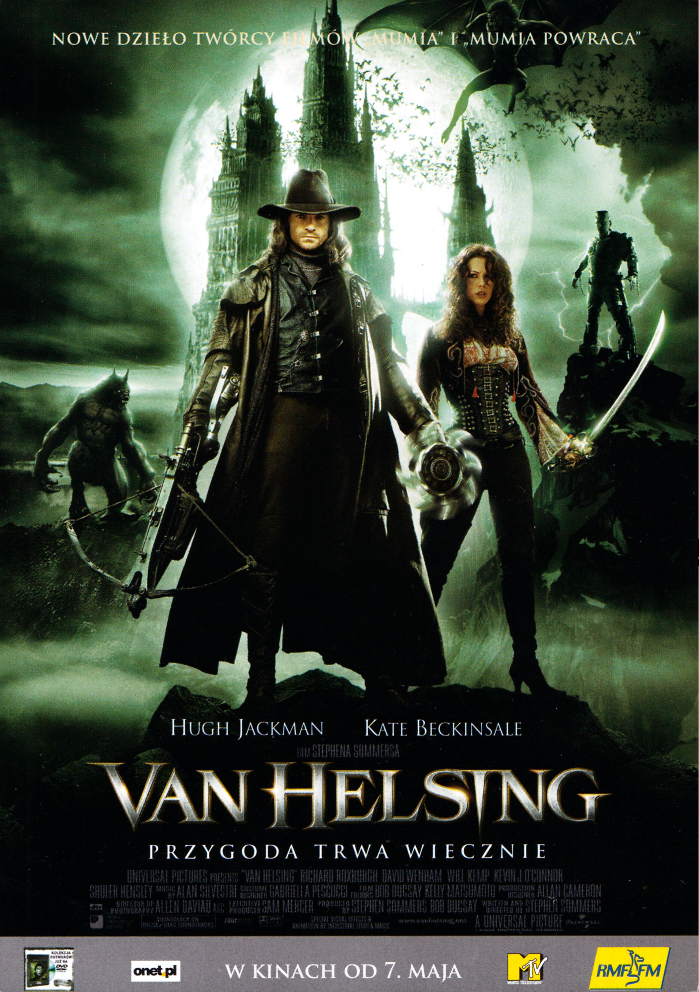 Polski plakat filmu 'Van Helsing'