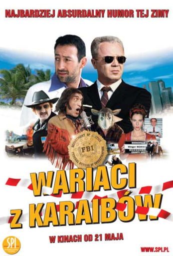 Polski plakat filmu 'Wariaci Z Karaibów'