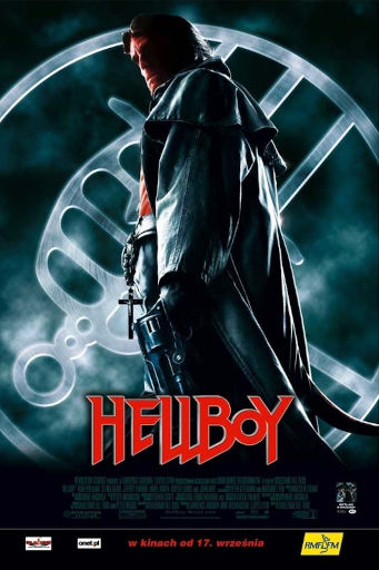 Polski plakat filmu 'Hellboy'