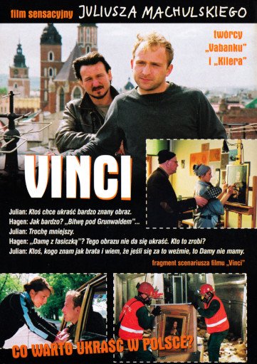 Tył ulotki filmu 'Vinci'