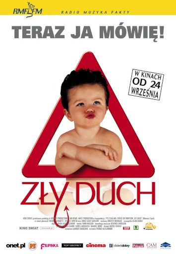 Polski plakat filmu 'Zły Duch'