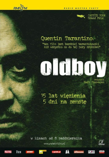 Polski plakat filmu 'Oldboy'