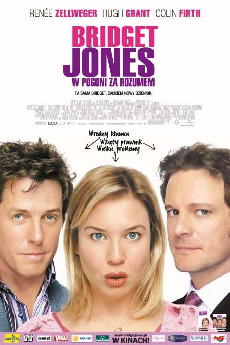 Polski plakat filmu 'Bridget Jones: W Pogoni Za Rozumem'