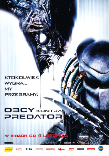 Przód ulotki filmu 'Obcy Kontra Predator'