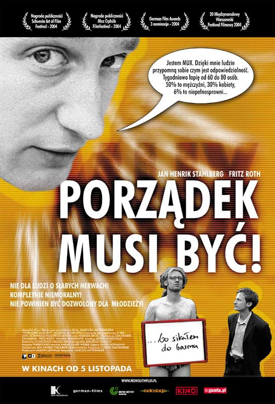 Polski plakat filmu 'Porządek Musi Być!'