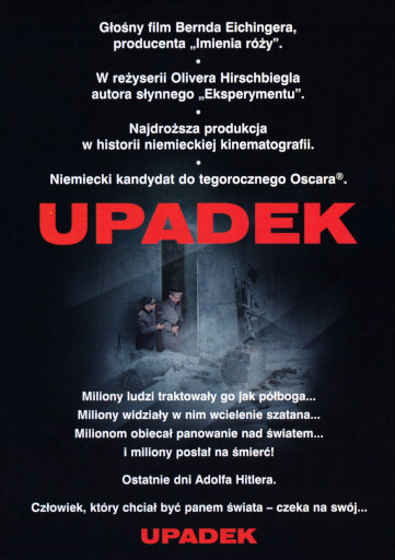 Tył ulotki filmu 'Upadek'