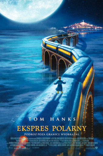 Przód ulotki filmu 'Ekspres Polarny'