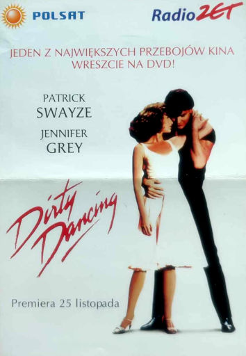 Przód ulotki filmu 'Dirty Dancing'