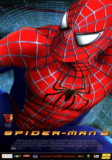 Przód ulotki filmu 'Spider-Man 2'