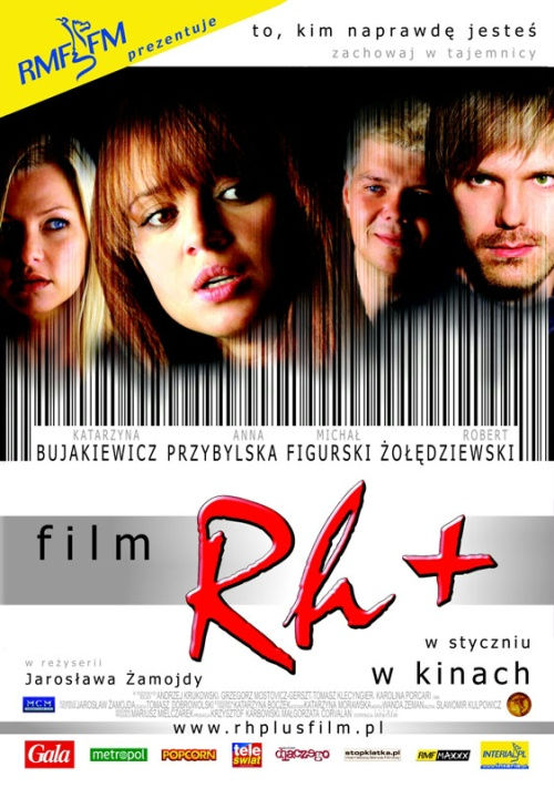 Polski plakat filmu 'Rh+'