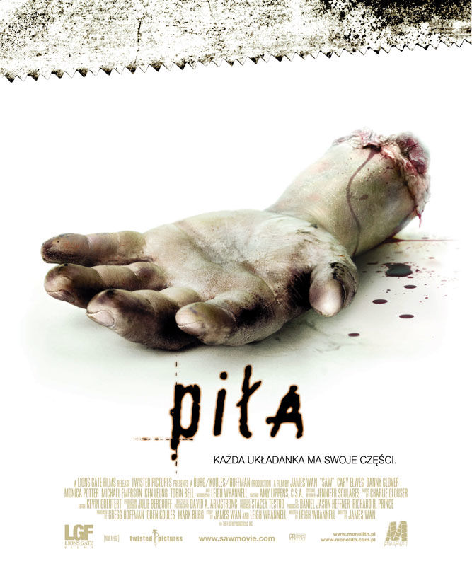 Polski plakat filmu 'Piła'