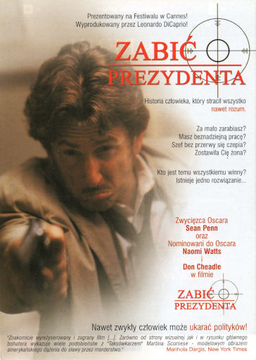 Tył ulotki filmu 'Zabić Prezydenta'