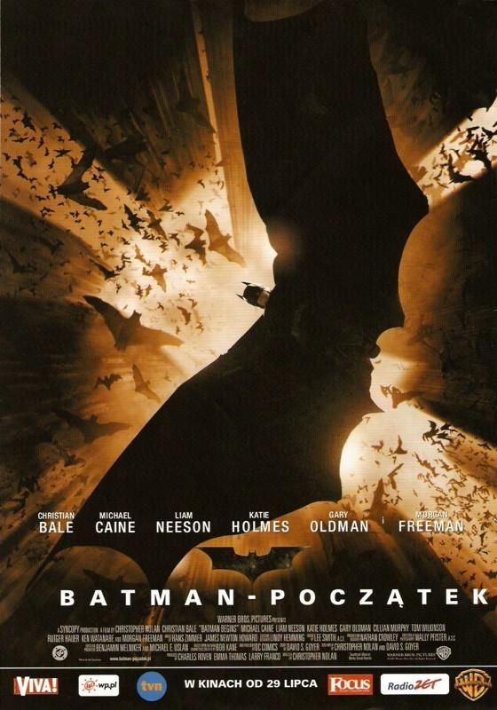 Polski plakat filmu 'Batman - Początek'