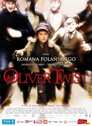 Polski plakat filmu 'Oliver Twist'