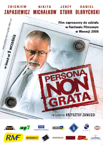 Przód ulotki filmu 'Persona Non Grata'