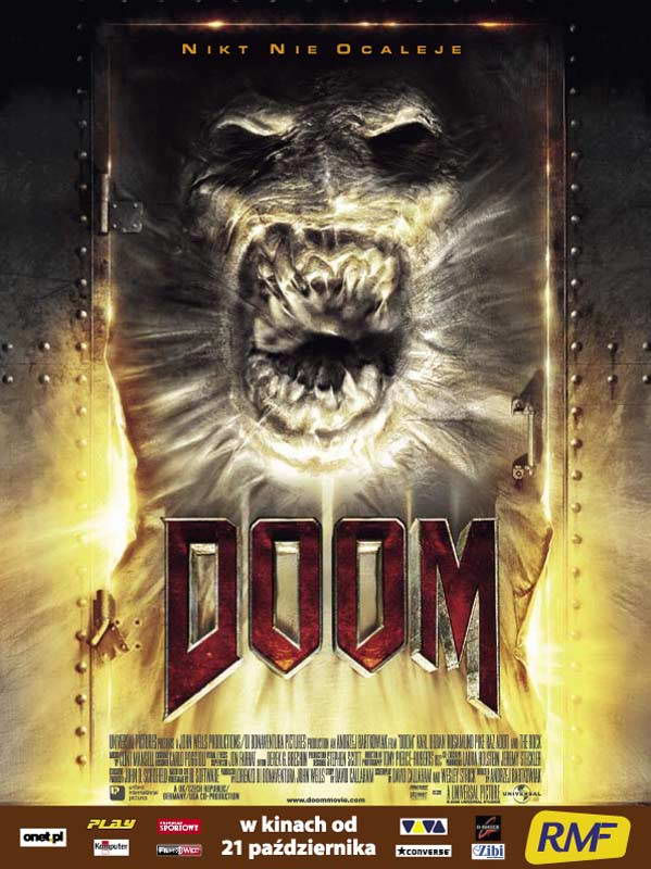 Polski plakat filmu 'Doom'