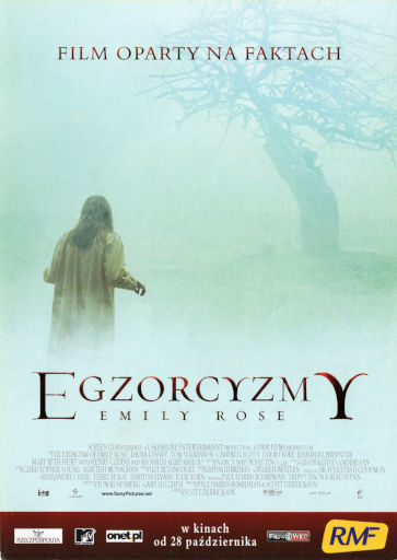 Przód ulotki filmu 'Egzorcyzmy Emily Rose'