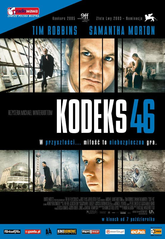 Polski plakat filmu 'Kodeks 46'