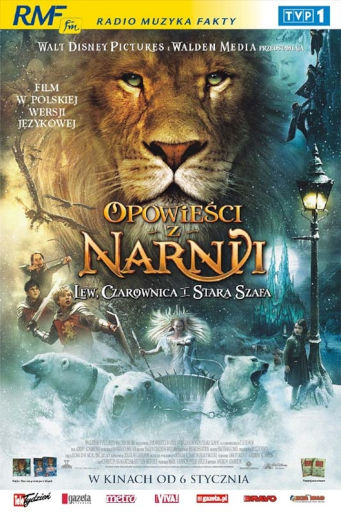 Polski plakat filmu 'Opowieści Z Narnii: Lew, Czarownica i Stara Szafa'