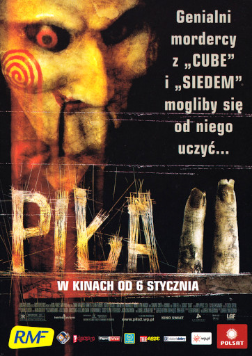 Przód ulotki filmu 'Piła II'