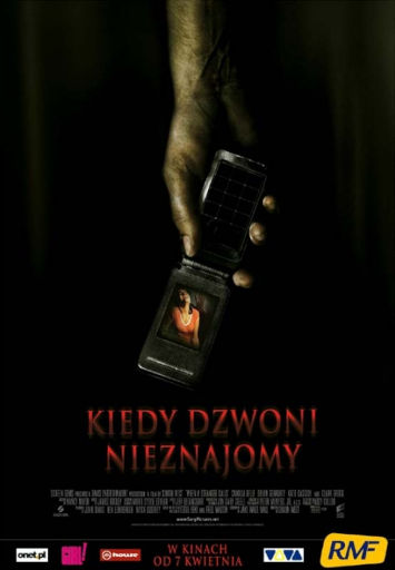 Polski plakat filmu 'Kiedy Dzwoni Nieznajomy'