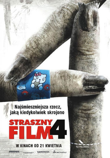 Polski plakat filmu 'Straszny Film 4'