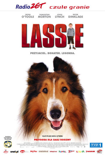 Polski plakat filmu 'Lassie'