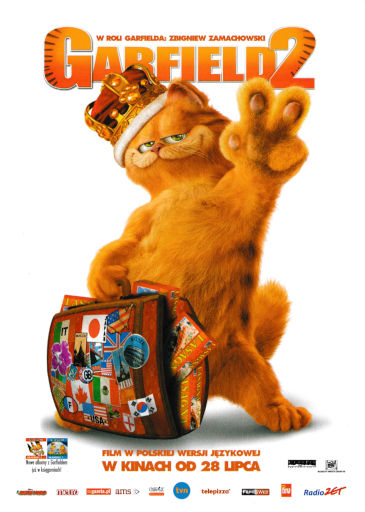 Przód ulotki filmu 'Garfield 2'