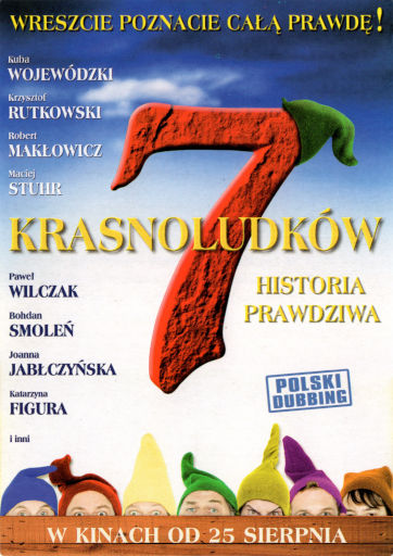 Przód ulotki filmu '7 Krasnoludków - Historia Prawdziwa'