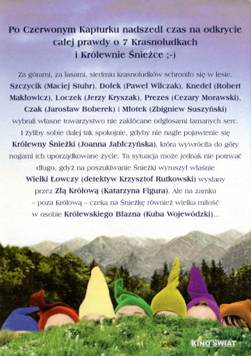 Tył ulotki filmu '7 Krasnoludków - Historia Prawdziwa'