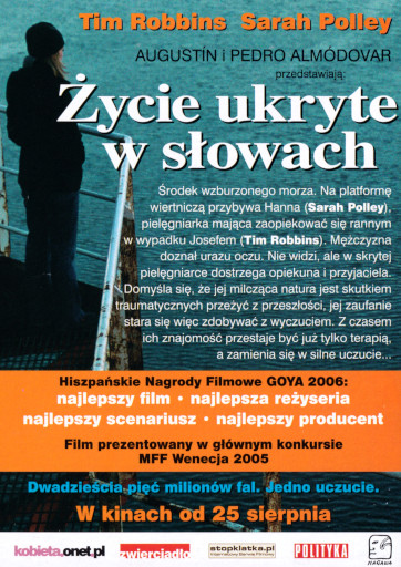 Tył ulotki filmu 'Życie Ukryte W Słowach'