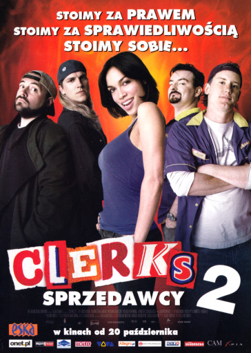 Przód ulotki filmu 'Clerks: Sprzedawcy 2'